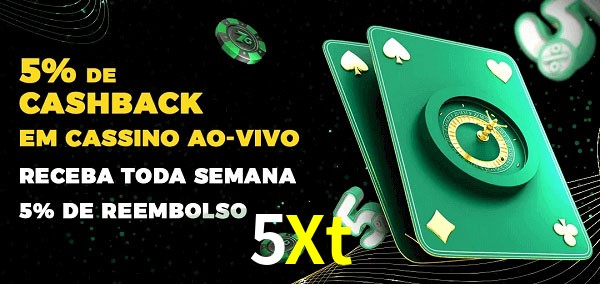 Promoções do cassino ao Vivo 5Xt